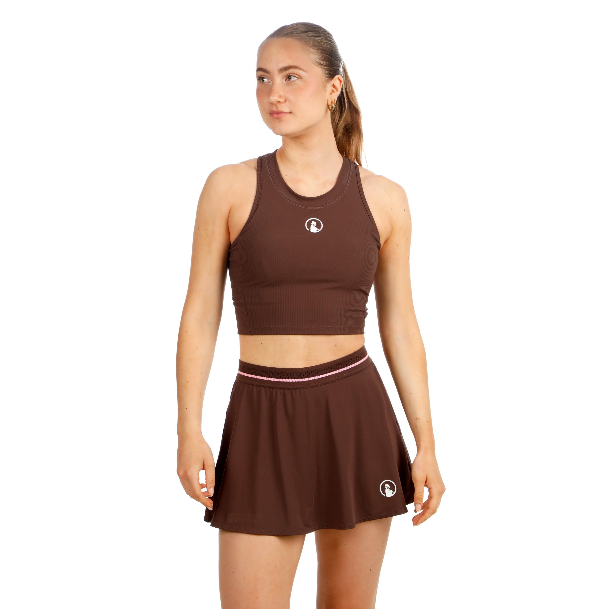 Quiet Please Rib Crop Canottiera Donna