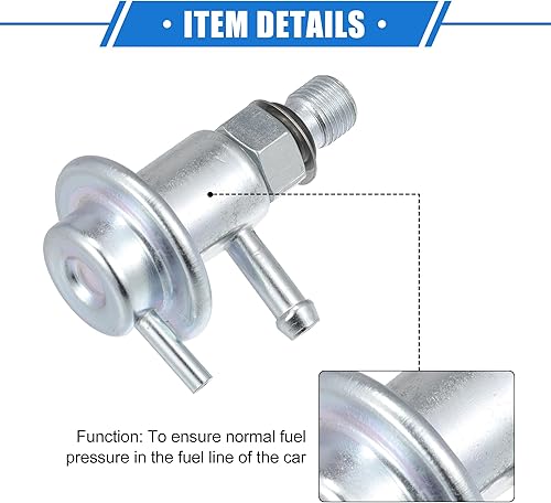 Miniatura 5 de Regulador de presión de inyección de combustible compatible con Toyota Land Cruiser Base 4.5L L6 - Gas 1993-1997, regulador de presión de