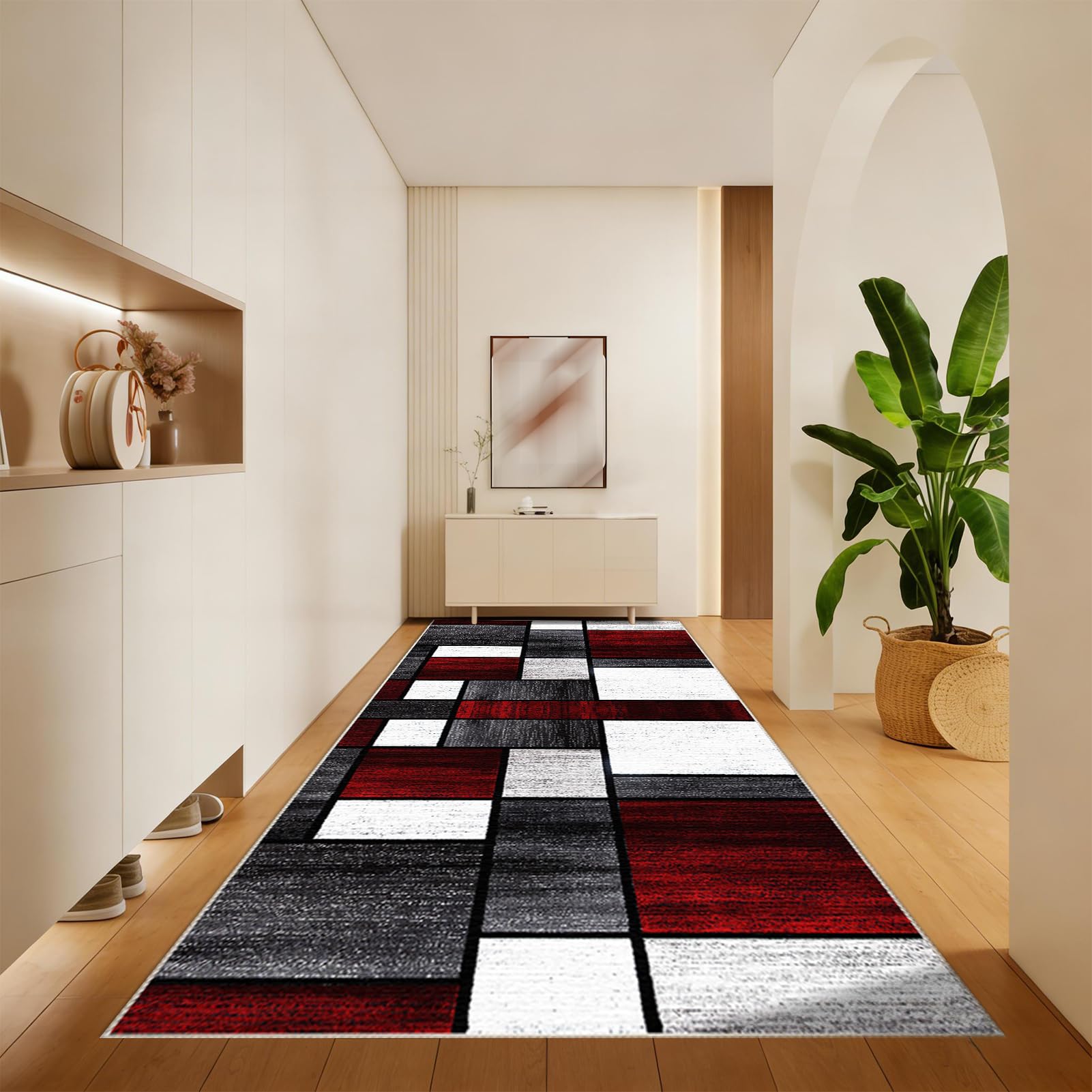 Antypoślizgowy chodnik kuchenny, dywanik do długiego korytarza, 120 x 250 cm nowoczesny dywan wejściowy do domu, zmywalny chodnik, dywanik do przedpokoju, kuchni pralni