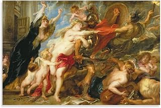 Peter Paul Rubens - The Consequence of War Painting On Canvas Wall Art Poster Scroll Picture Print Living Room Walls Decor Home Posters 24x36inch(60x90cm)