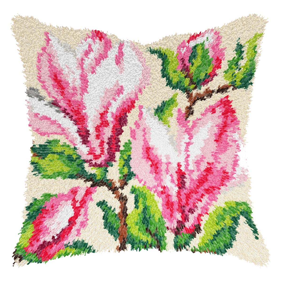 Orchidea Magnolia - Kit de gancho para funda de almohada