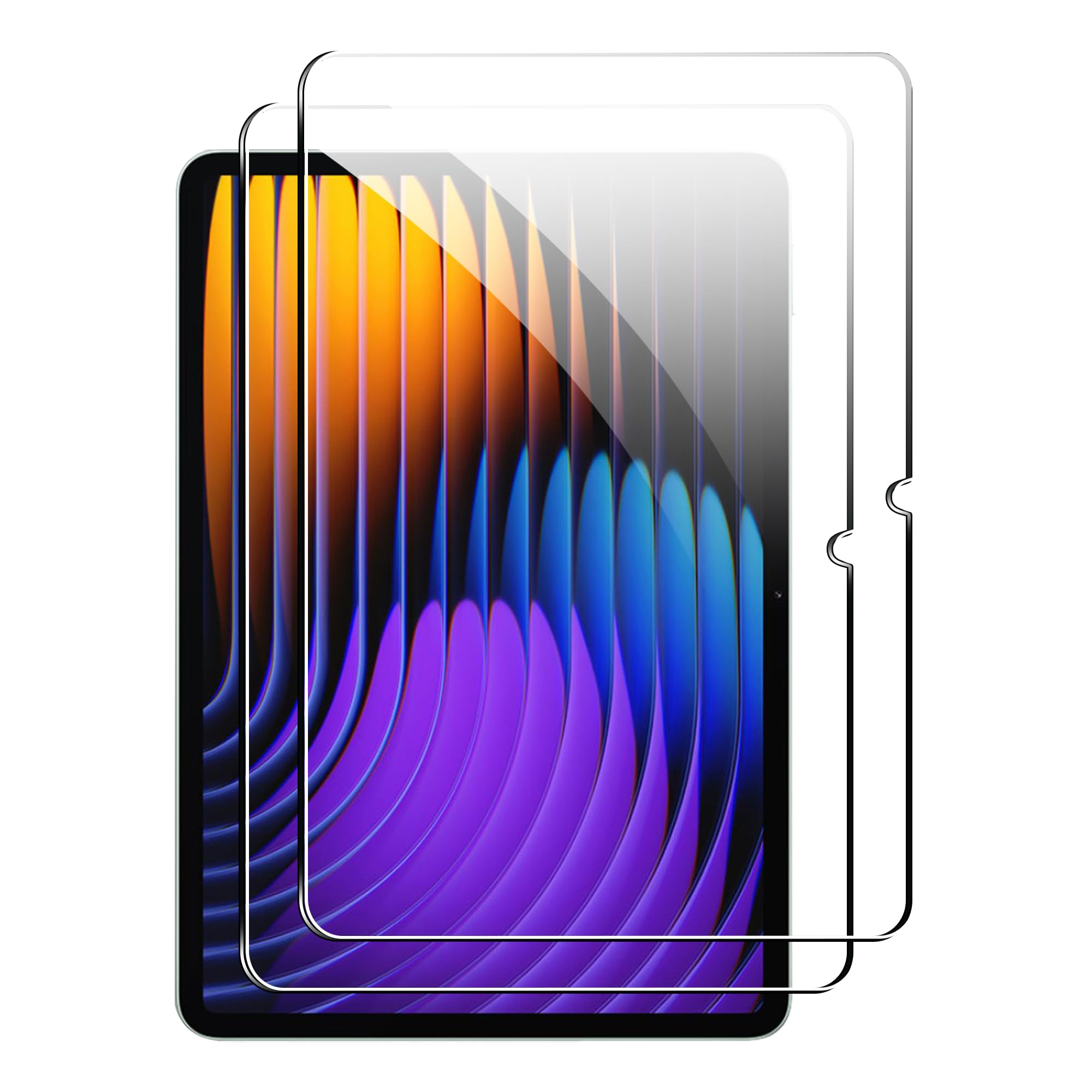 CAUHENYEE Schutzfolie für Xiaomi Pad 7/7 Pro Panzerglas,2 Stück Schutzglasfolie,HD Clear Displayschutzfolie für Xiaomi Pad 7/7 Pro,9H Härte Schutzglas,Anti- Kratzer