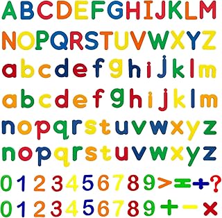 KASTWAVE 105 Pcs Magnetic Letters And Numbers For Kids