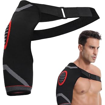 Shoulder Brace for Men and Women Adjustable Shoulder Support Shoulder Brace Shoulder Support for Women Men Breathable Neoprene Support for Right and Left