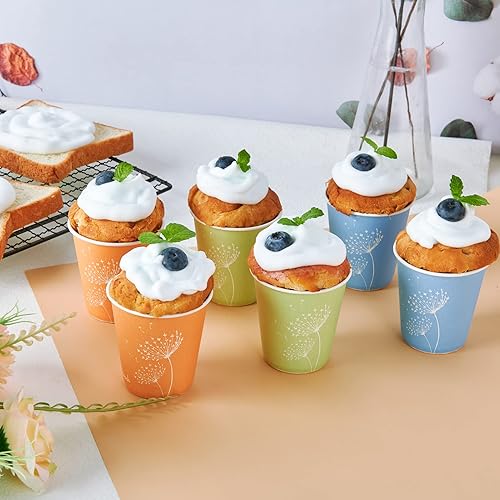 Miniatura 10 de Paquete de 600 vasos de papel desechables de 5 onzas, vasos desechables para enjuague bucal, vasos de papel pequeños