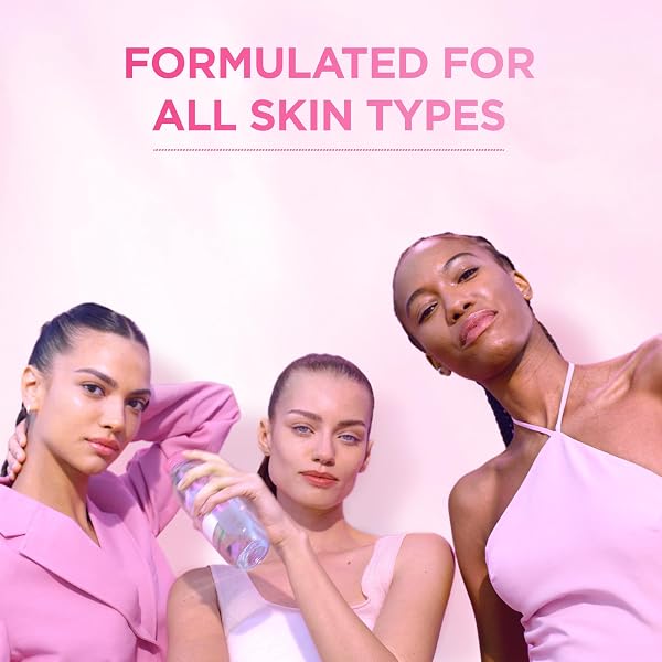 Garnier Micellar Cleansing Water, Gentle face Cleanser & Makeup Remover, Fragrance-Free, Vegan Formula, Suitable For All Skin Types, Even Sensitive, Skin Active, 400ml 400 ml (Pack of 1) - 5