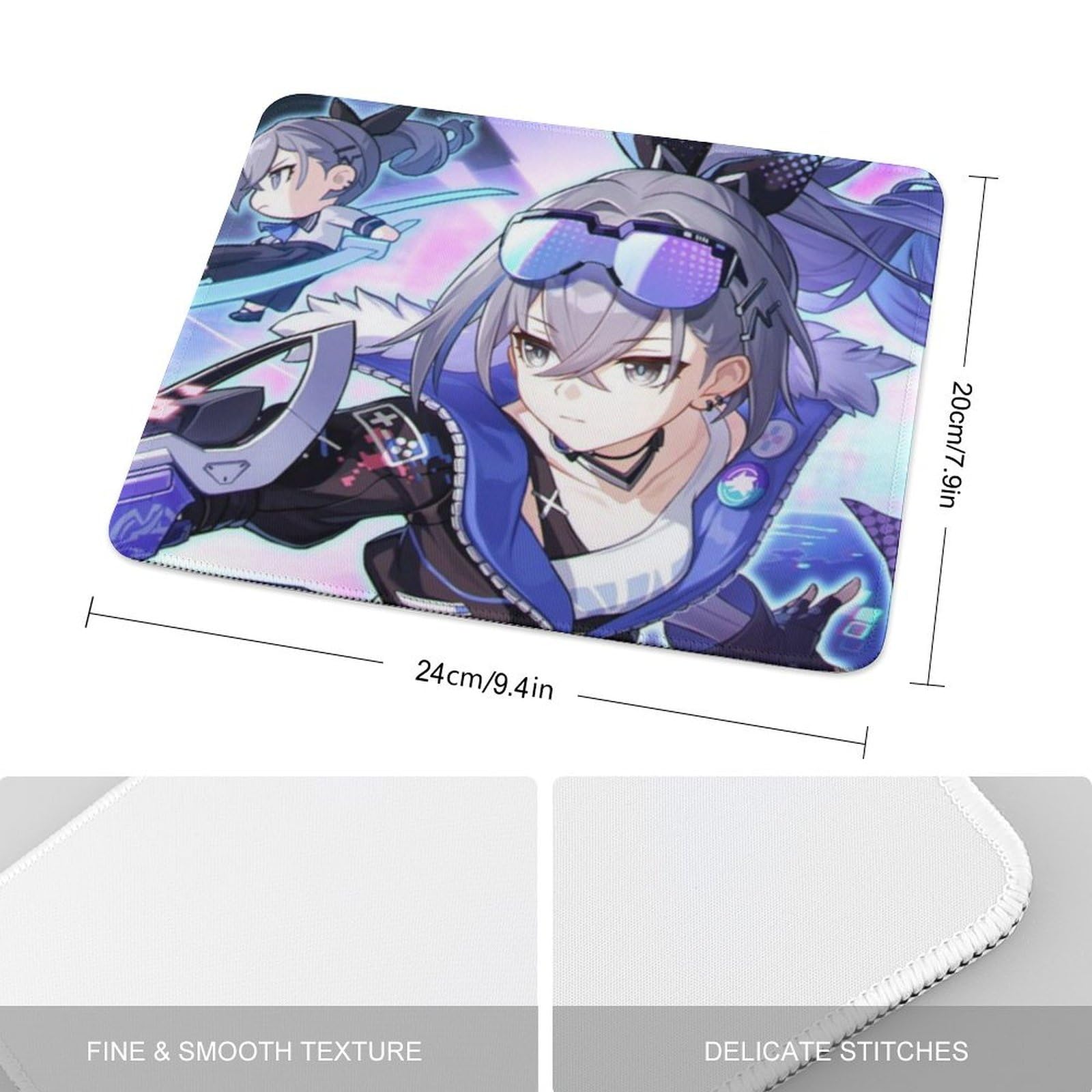 Amazon.co.jp: 銀狼 崩壊：スターレイル マウスパッド ゴム製 防水材質