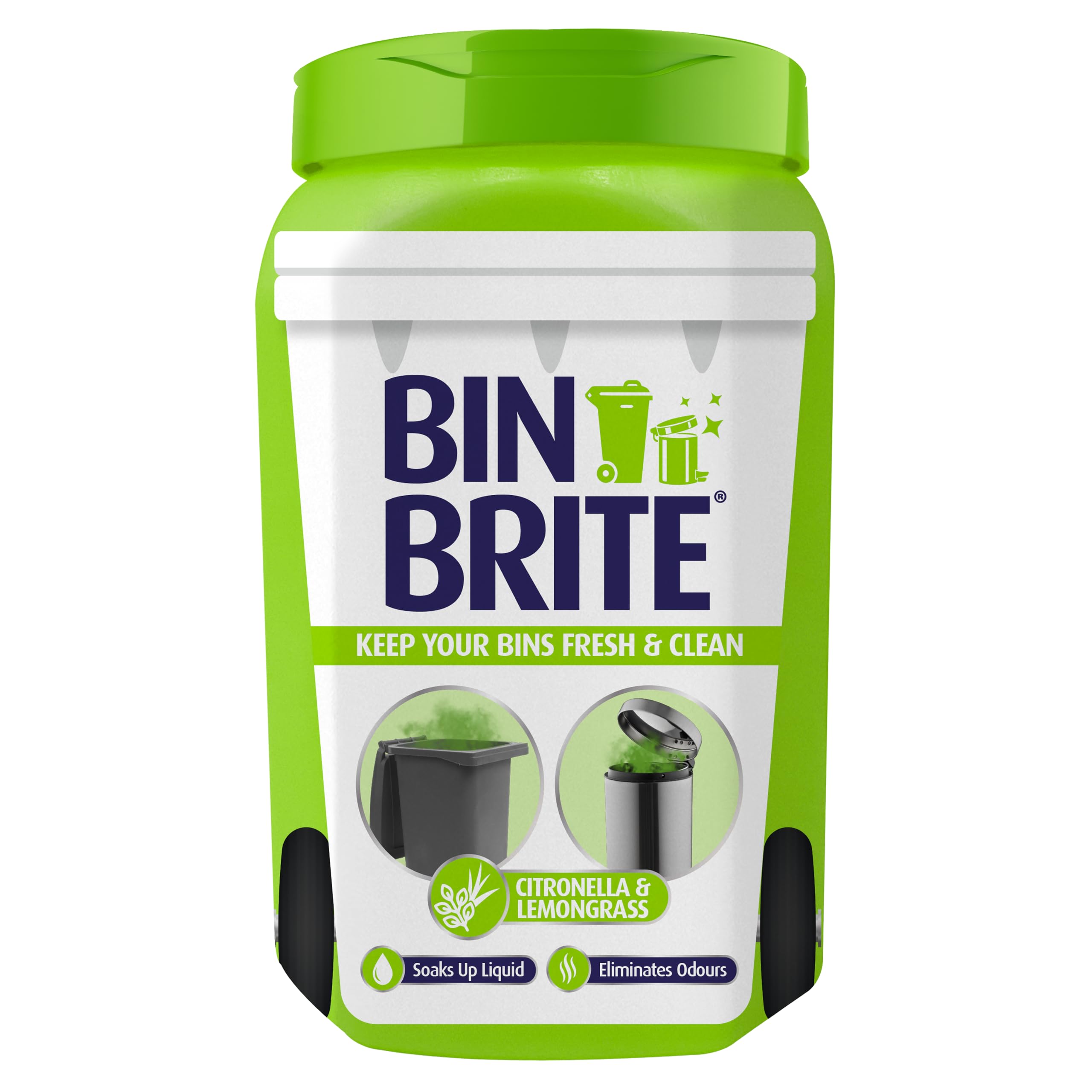 Bin Brite Odour Powder - Citronella and Lemongrass