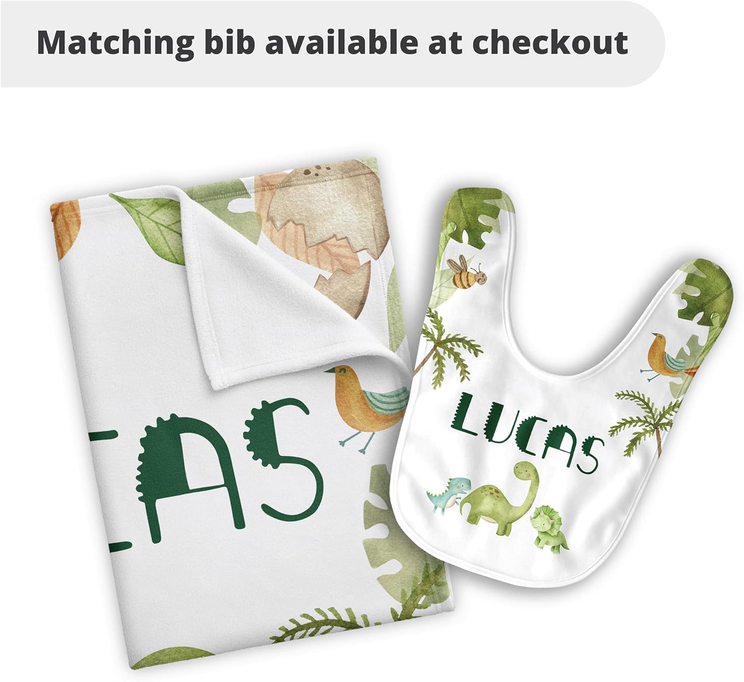 Personalized Baby Blankets for Boys - Custom Name Blanket - Customized Gifts for Newborn Boy