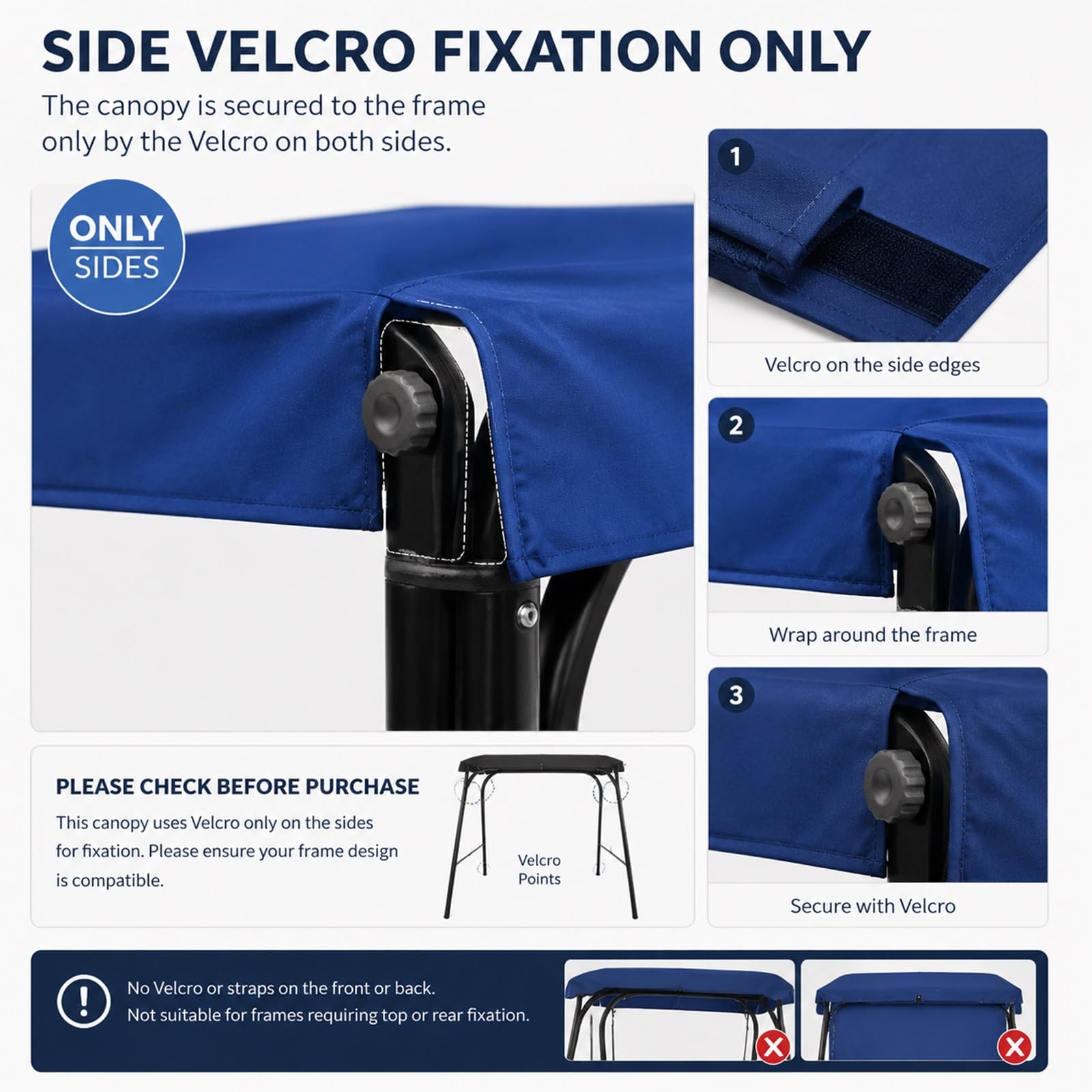 Copridondolo copertura tetto per dondolo resistente alle intemperie | Tessuto poliestere 600D 250g/m², resistente agli strappi, protezione solare, facile pulizia(Red)