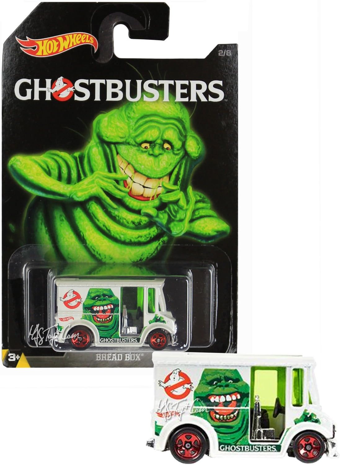 Hot Wheels Ghostbusters Slimer Bread Box 2/8 Rare collection 2016 Mattel