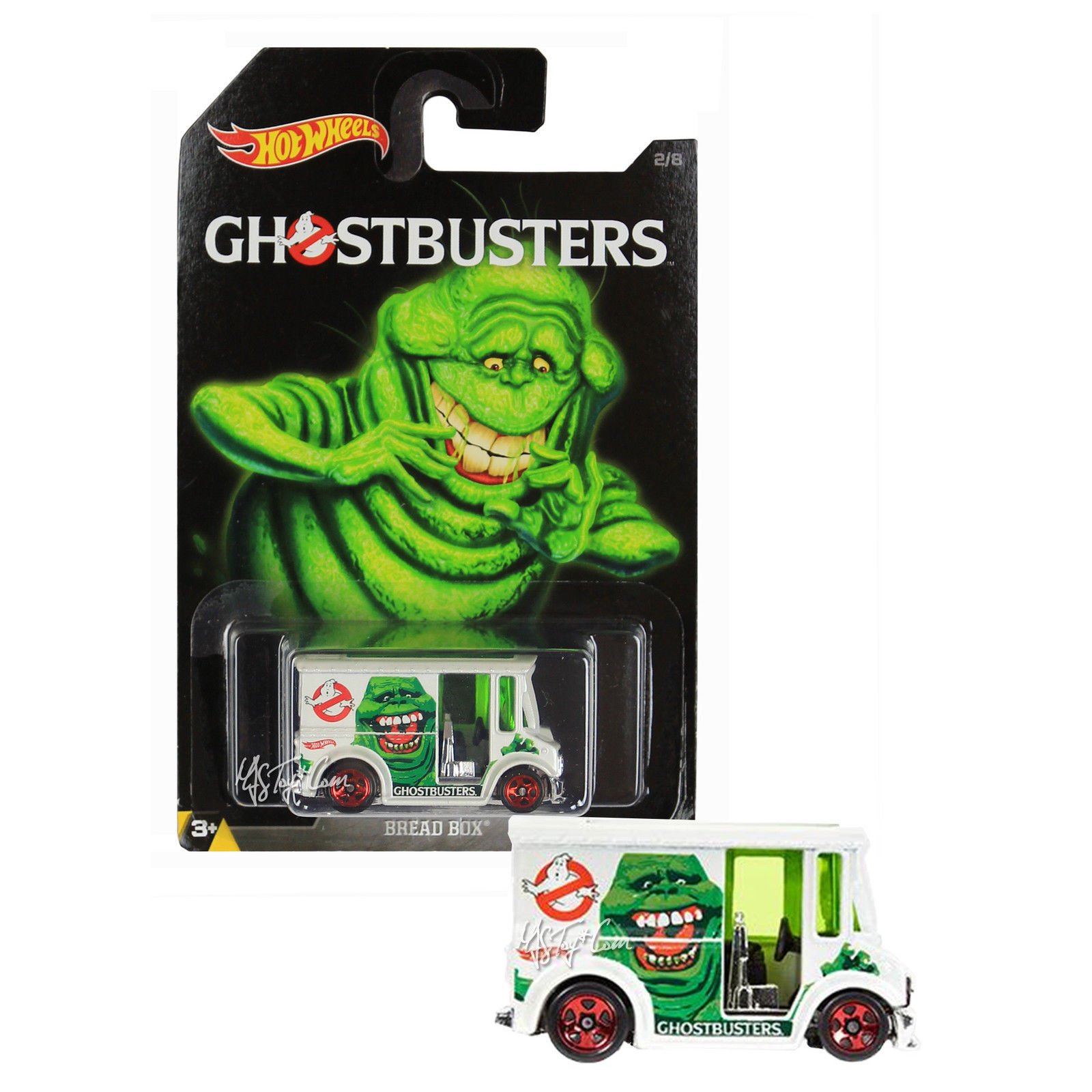 Hot Wheels Ghostbusters Slimer Bread Box 2/8 Rare collection 2016 Mattel