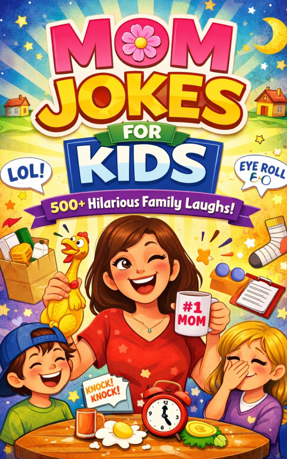 The Ultimate Mom Joke Book: 500+ Clean, Silly & Eye-Rolling Jokes Only Moms Could Love | “Embarrassing Mom” & Knock-Knock Mom Jokes | Write Your Own Mom Joke (5x8) (Humor for Smart People)
