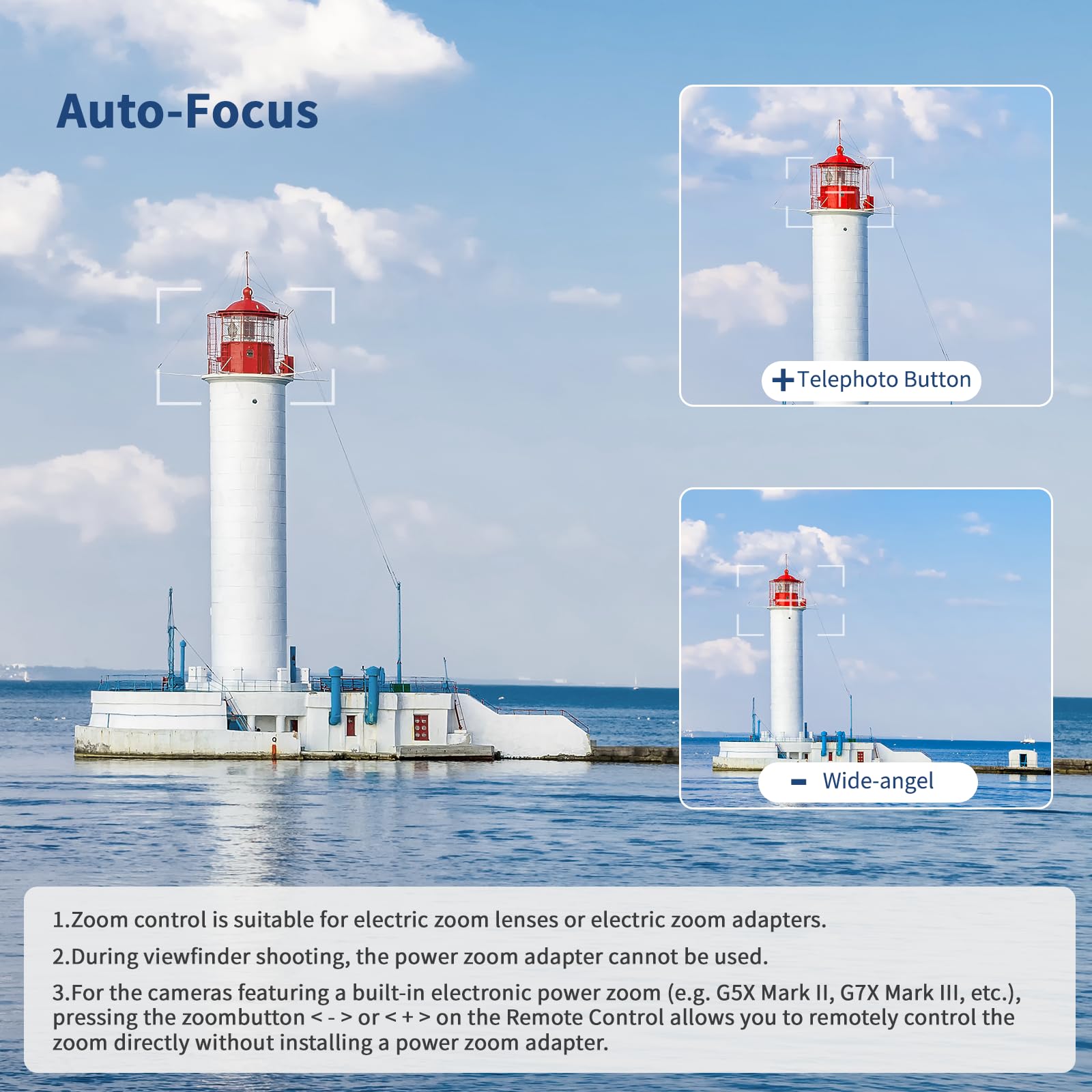 Déclencheur sans Fil Rechargeable et télécommande Appareil Photo pour Canon, Compatible avec Les modèles R50, G7X Mark III, R6 Mark II, R5, R6, M6 Mark II, M200, M50, 90D et 200D; remplace Le BR-E1