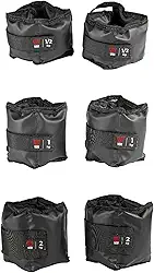 Kit Par Caneleiras Peso 0,5kg + 1kg + 2kg Tornozeleira de Peso Treine em Casa Academia Pilates Fisioterapia Treino Funcional Crossfit