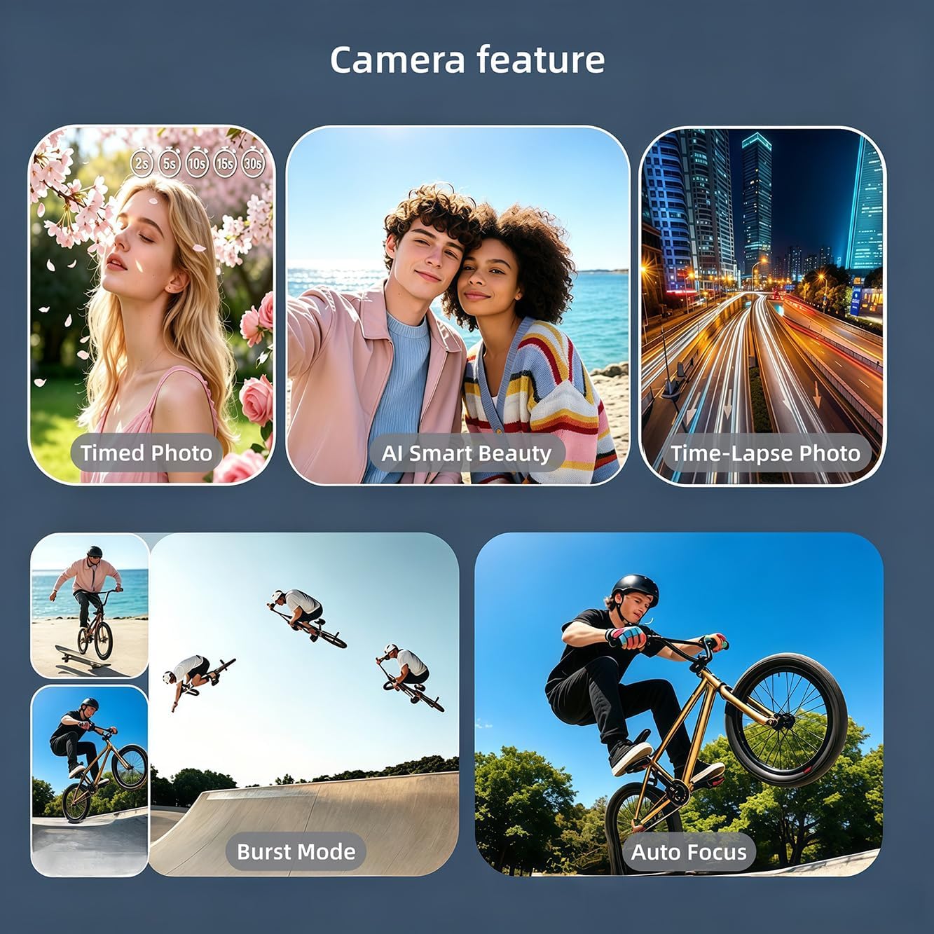 4K Vlogging Camera, Pocket Camera for Vogging with 330° Rotating Lens ＆ Face Tracking, Social Media Cameras for YouTube ＆ TikTok with 128GB Card, Handheld Cameras Tripod ＆ Carrying Bag (Black)