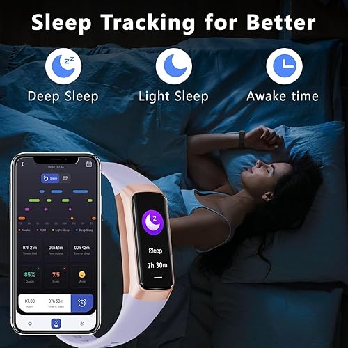 Miniatura 5 de Reloj inteligente con rastreador de actividad y actividad AMOLED de 1.10 pulgadas, pantalla táctil a color, reloj inteligente con frecuencia