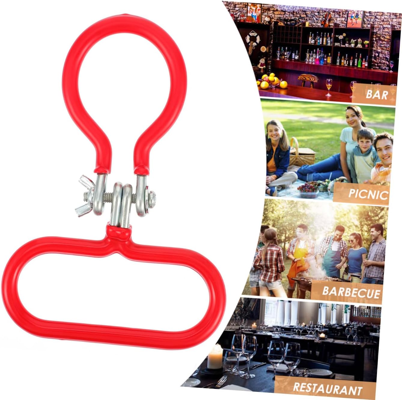 Carboy Handle Manganese Steel PVC Widened Lifting Handle