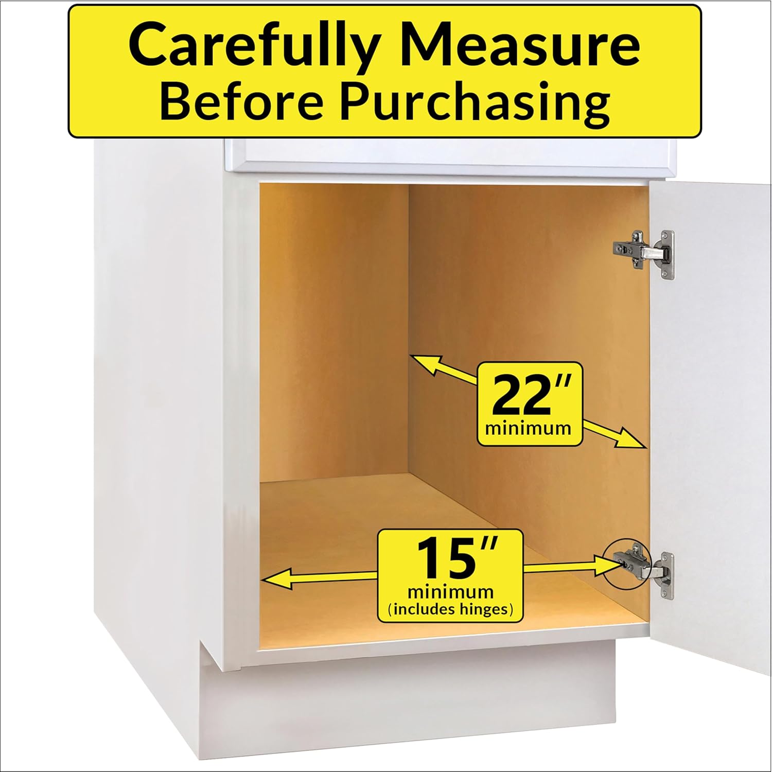 LYNK PROFESSIONAL® Pull Out Cabinet Organizer, 14" x 21" Slide Out Drawers for Kitchen Cabinets - Sliding Pull-Out Pantry Shelves – Home Shelf Organizers - Lifetime Ltd. Warranty, Chrome - Image 4