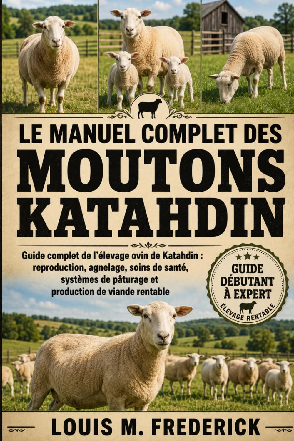 LE MANUEL COMPLET DES MOUTONS KATAHDIN: Guide complet de l'élevage ovin de Katahdin : reproduction, agnelage, soins de santé, systèmes de pâturage et production de viande rentable