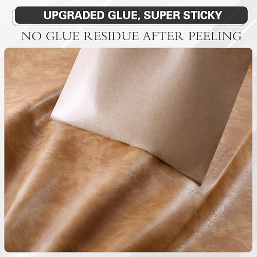 Miniatura 32 de 2 parches de reparación de cuero para muebles, parches de reparación de cuero autoadhesivo de 8.3 x 11 pulgadas, para sofá, cinta de parche
