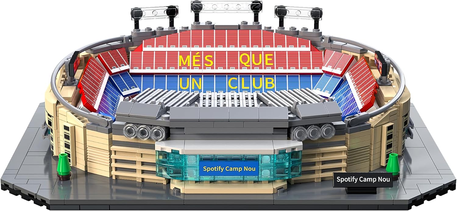 Completed CaDA FC Barcelona Camp Nou Stadium Model from front view