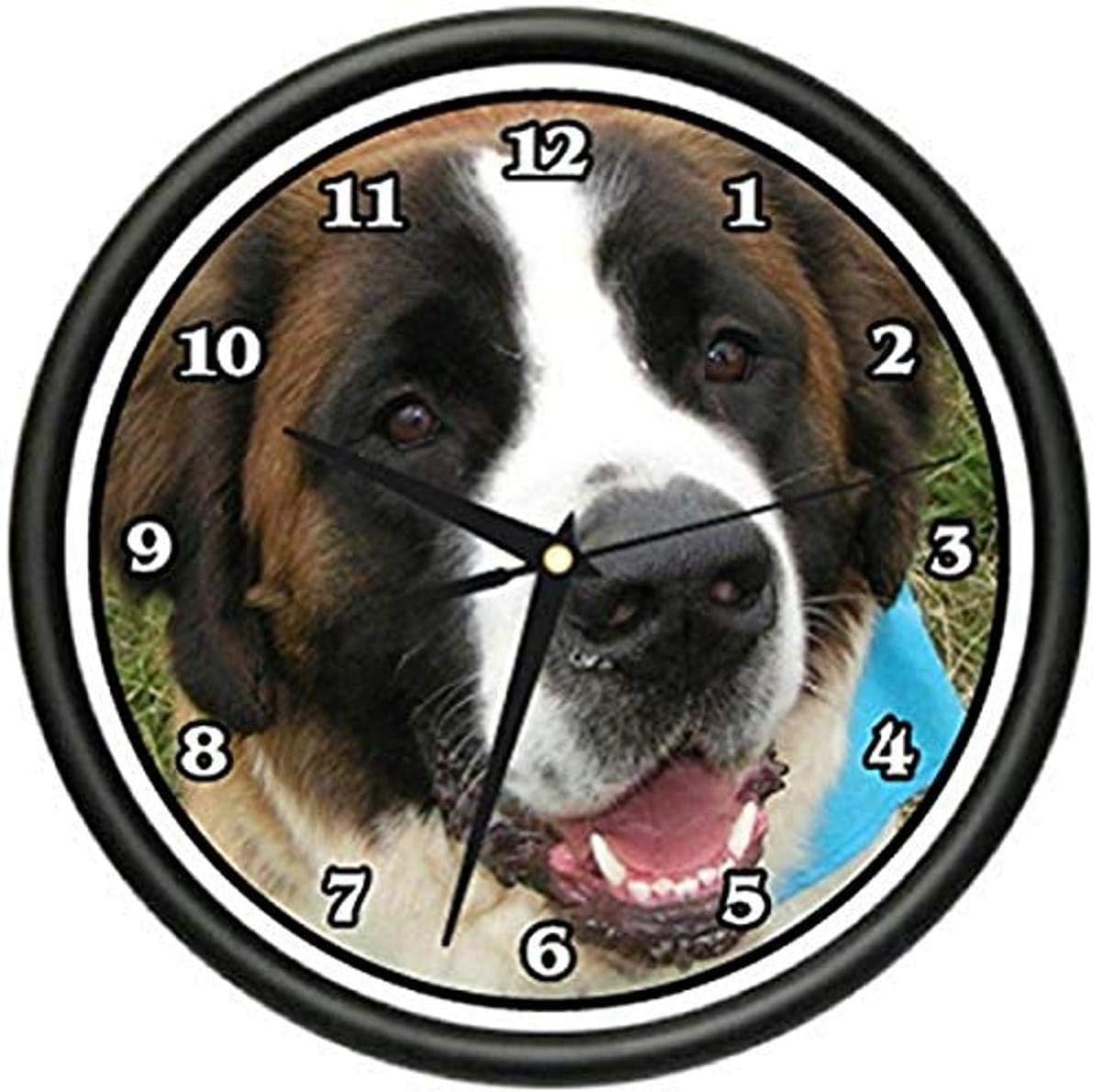 SignMission ST. Bernard Wall Clock Dog Doggie pet Breed Gift