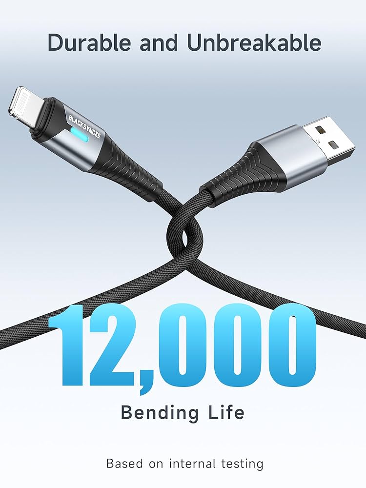 iPhone8 ブラック ライトニングケーブル付き Amazon.co.jp: Rampow ライトニングケーブル 短い iphone 充電