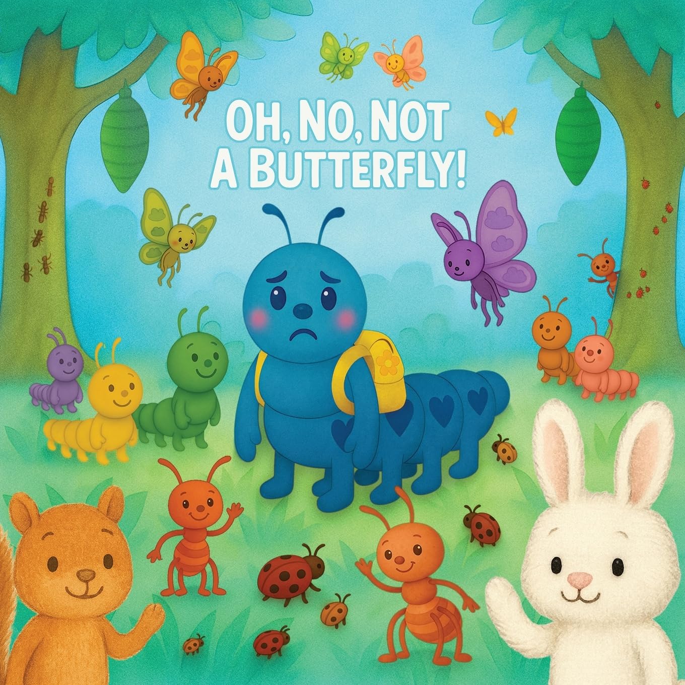 Oh, No, Not a Butterfly!: A Children’s Picture Book About Growth, Change, and Friendship
