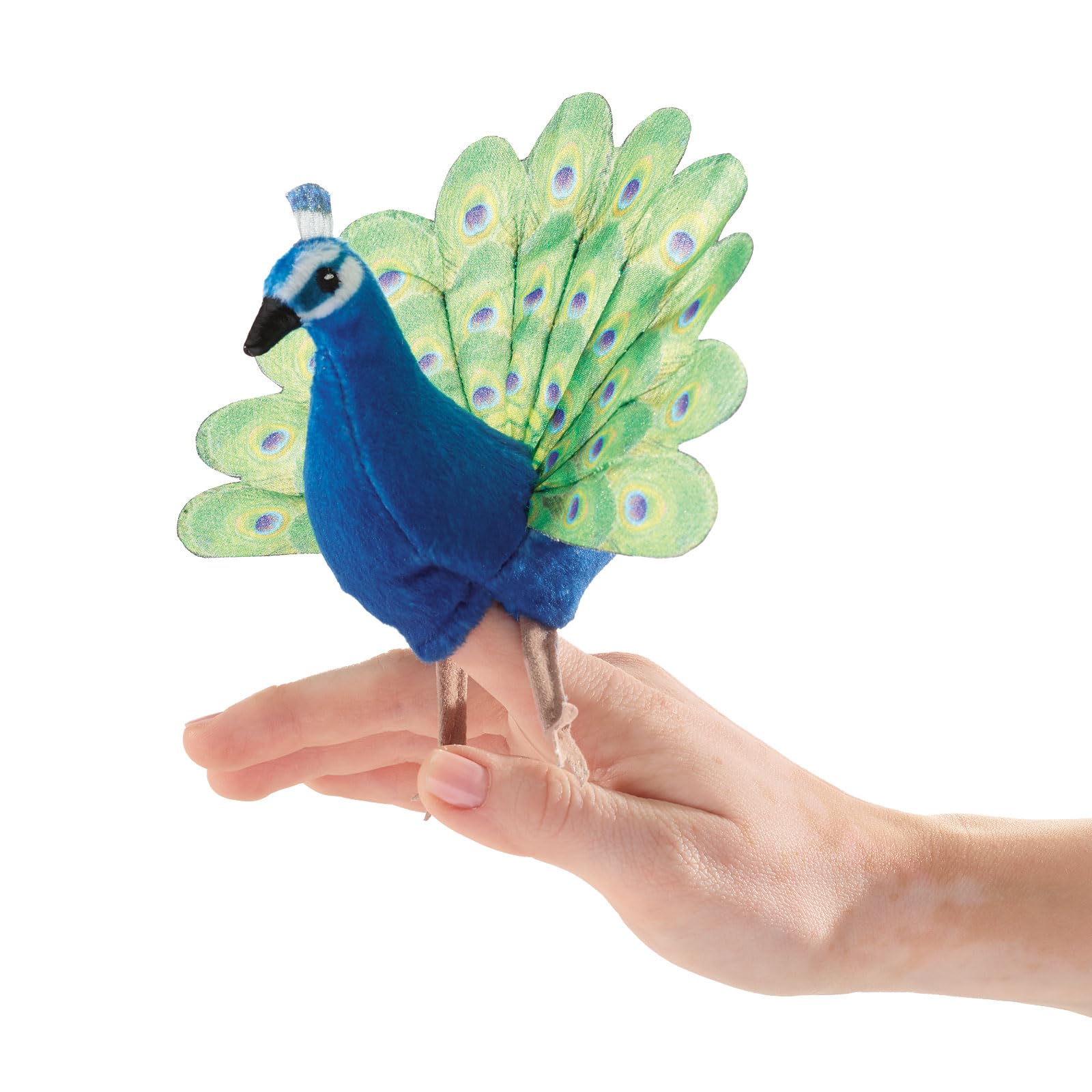 Folkmanis Mini Peacock Finger Puppet-image-33