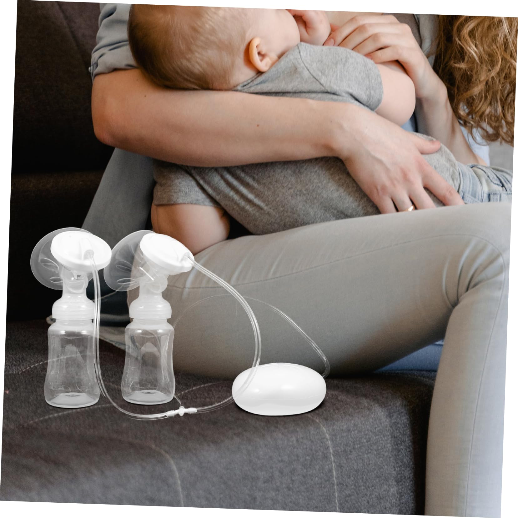 GALPADA Tiralatte Elettrico Silenzioso Alta Potenza e Funzione di Massaggio per Mamme Neonate