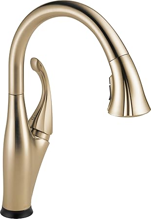Delta Faucet Addison Gold Kitchen Faucet Touch, Touch Kitchen Faucets with  Pull Down Sprayer, Kitchen Sink Faucet, Faucet for Kitchen Sink, Touch2O ...