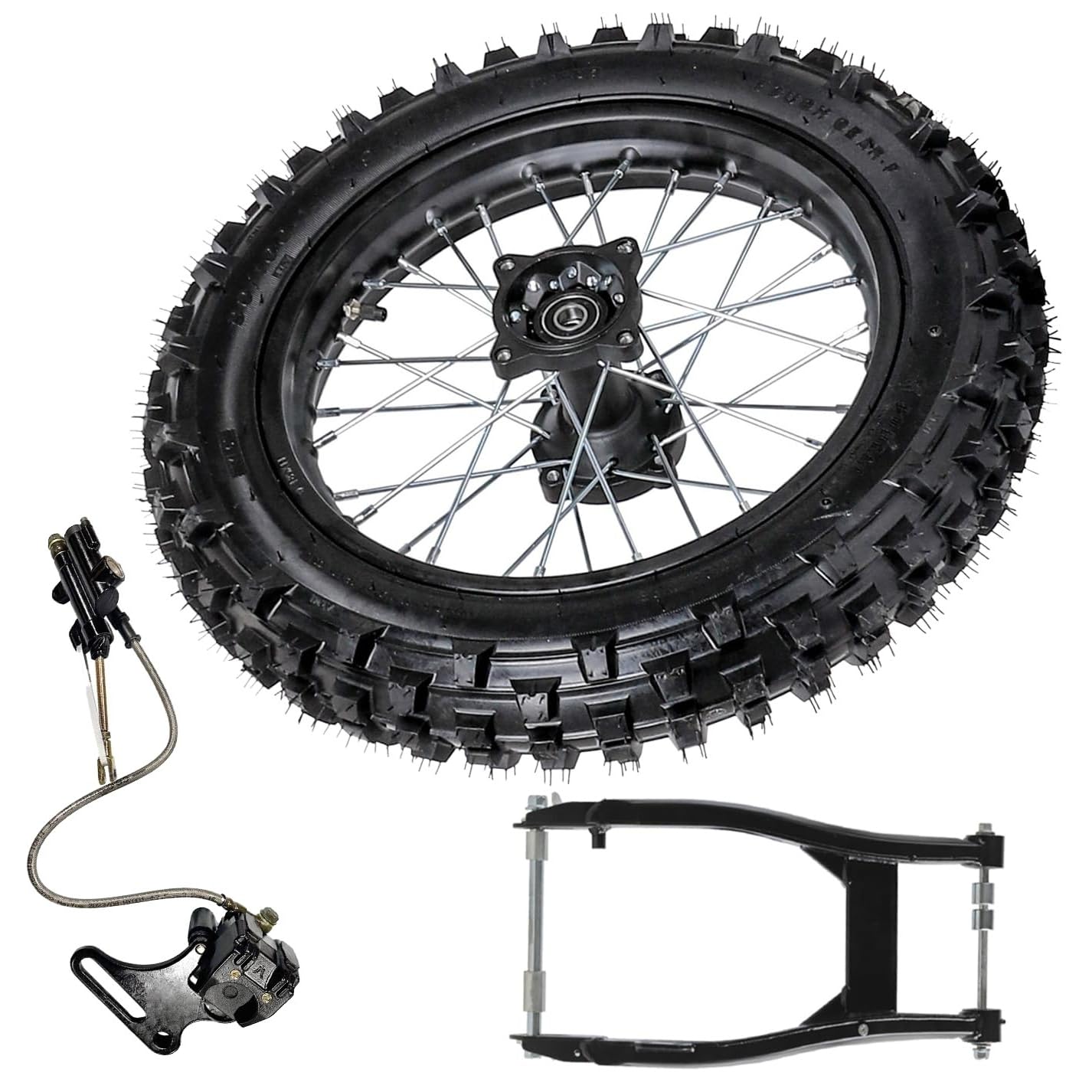 Amazon.com: QuilxyzCart 90/100-14 Dirt Bike Rear Wheel & Swingarm