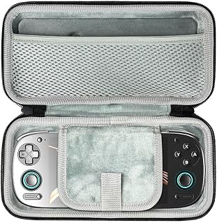 Hard EVA Carrying Case for Retroid Pocket 6/Retroid Pocket 5/Retroid Pocket G2, Retro Handheld Gaming Console Case, Shockproof Protective Cover Travel Hard Shell Portable Storage Bag