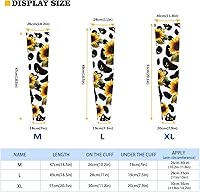 Vista 62 de CLOHOMIN Mangas para brazos, protección solar, mangas de compresión, cubierta de tatuaje para mujeres y hombres, manga deportiva atlética refrescante