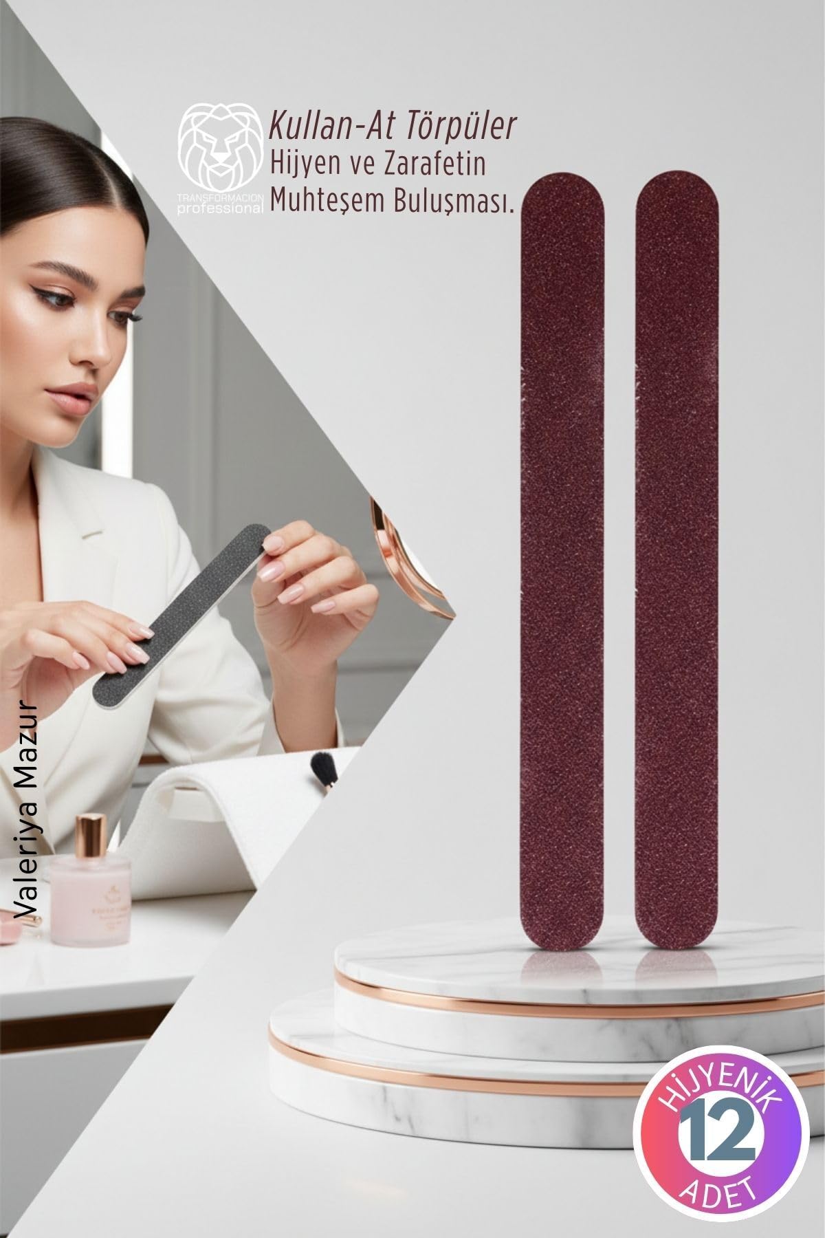 Transformacion Tırnak Törpüsü Kullan-At Çift Taraflı 12 Adet, 720692