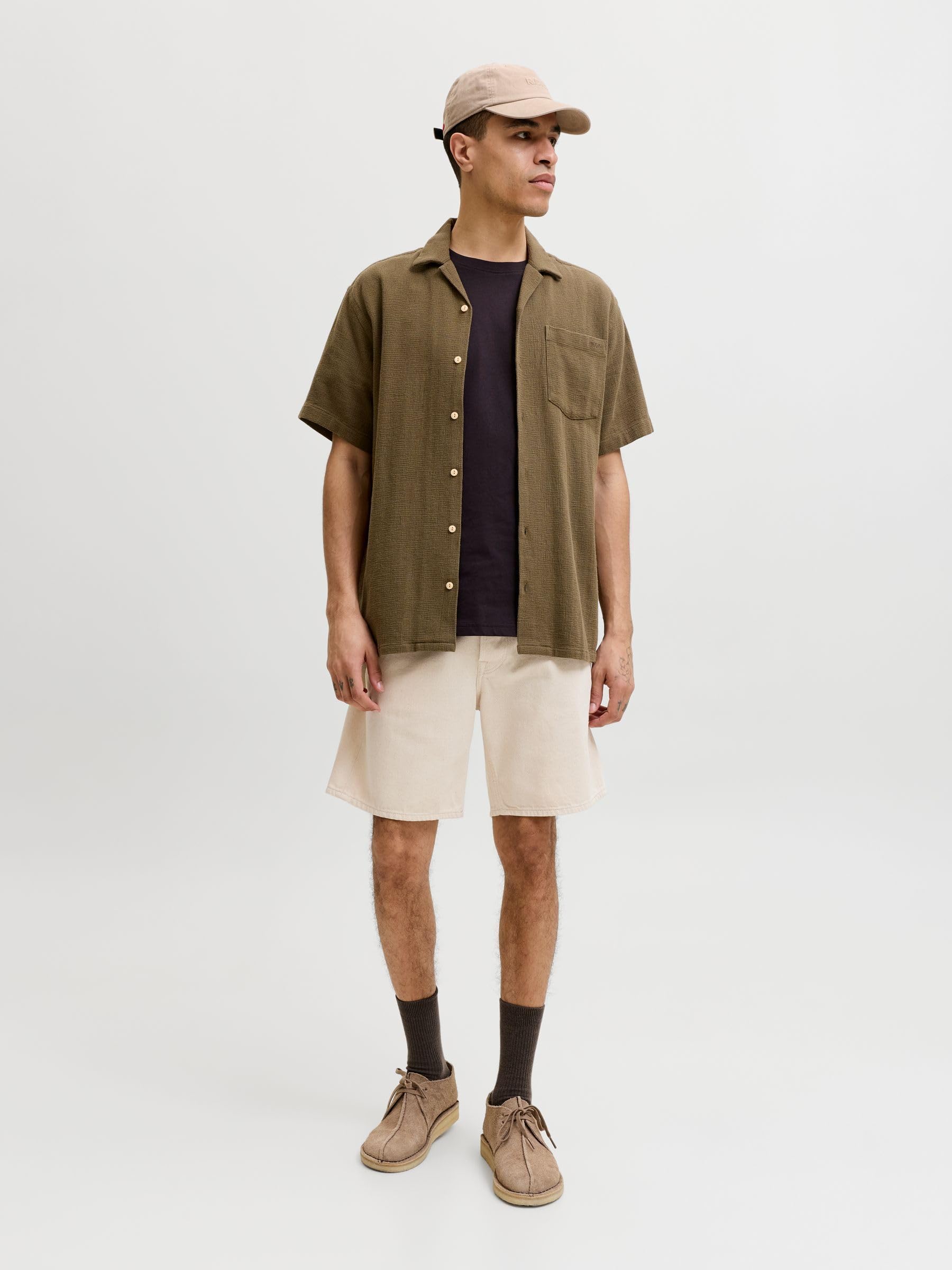 JACK & JONES Pantalones cortos RDD Loose Fit para hombre