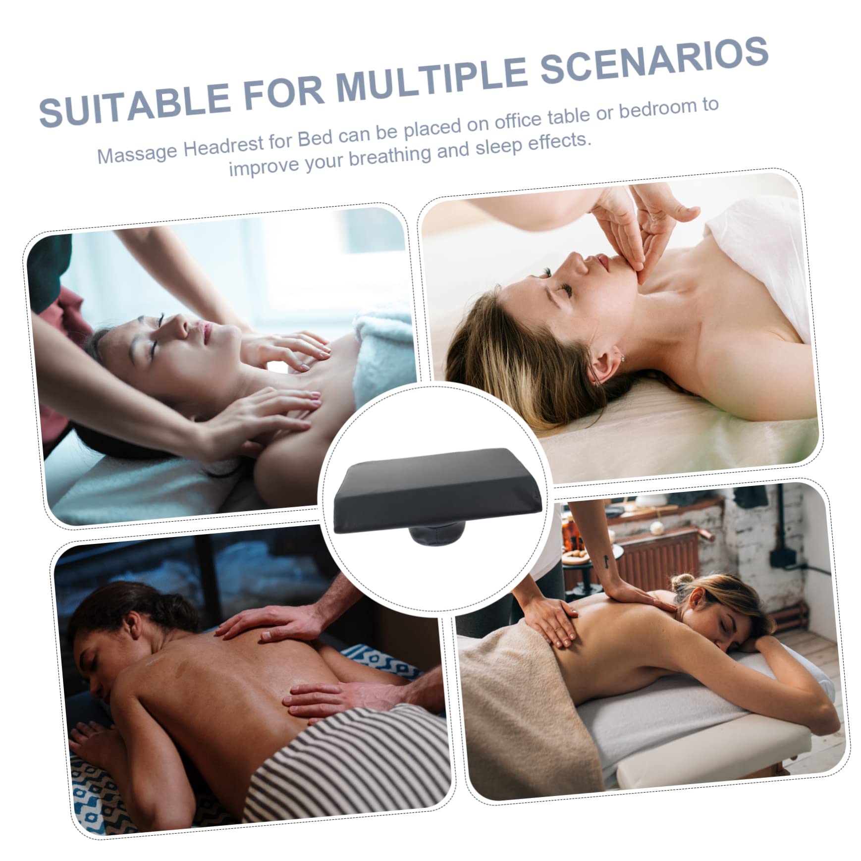 Massagekopfstütze Fürs Bett Gesicht Nach Unten Verstellbares Schönheitssalon Kissen Aus Langlebigem Material Für Spa Und Massagezubehör
