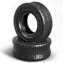 Set of 2 16x6.50-8 Lawn & Garden Mower Tires for Tractor Lawn Mower Riding Golf Carts 4Ply Tubeless
