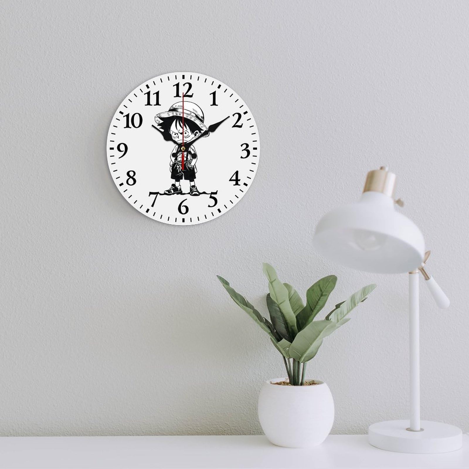 Amazon.co.jp: 掛け時計 ワンピース ルフィ ONE PIECE 壁掛け時計 時計