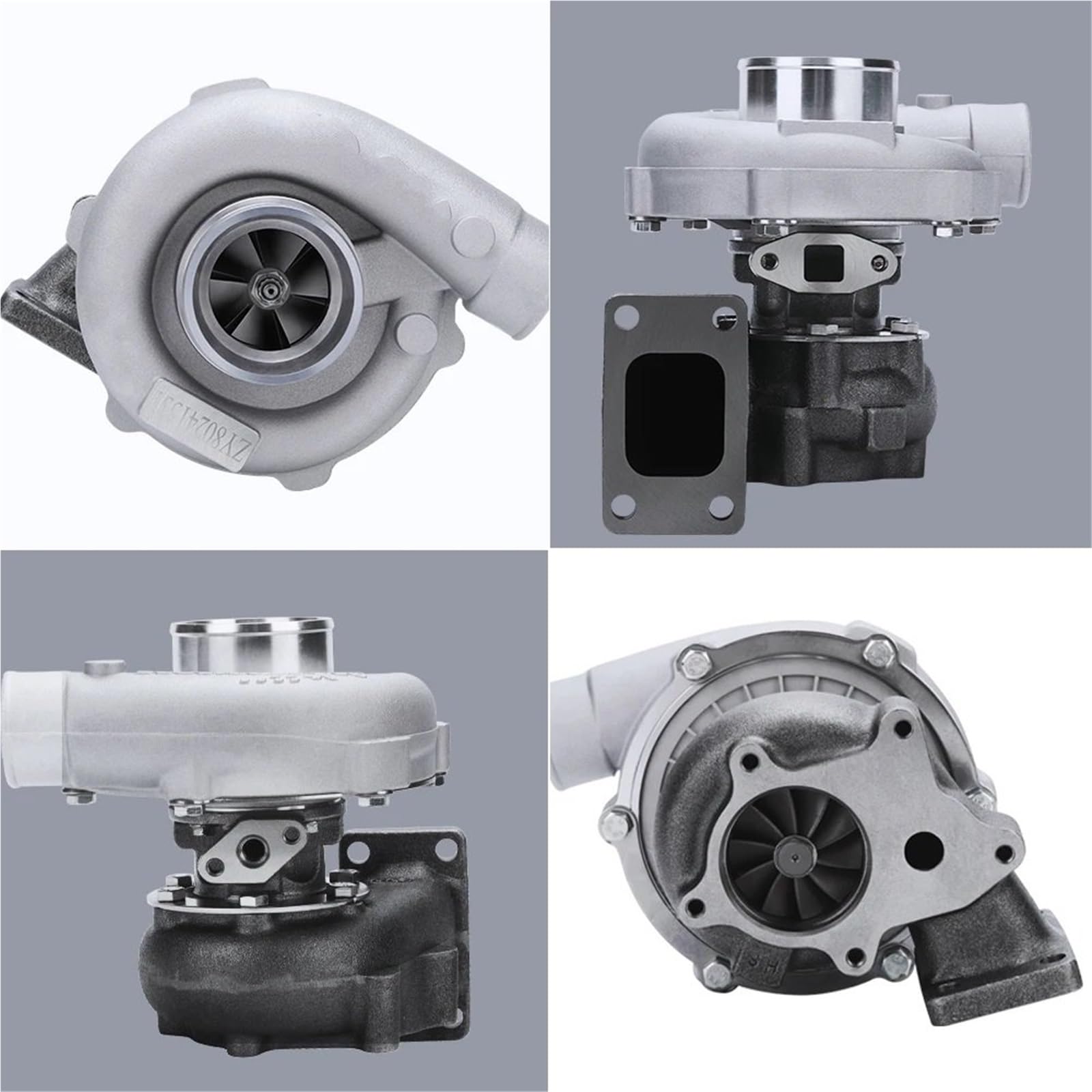 Actuador turbo Compatible con turbocompresor universal de 5 pernos T3, T3, T4, T04E, 0,57 A/R, de 1,5 L a 2,5 L, 400 HP