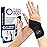 Doctor-Developed Gym Wrist Wraps, Lifting Wrist Wraps for Weightlifting, & wrist compression brace for Workout, weightlifting straps With Thumb Loops, wrist wraps for weightlifting for Wrist Support, lifting straps gym for Men & Women - Black (Single)