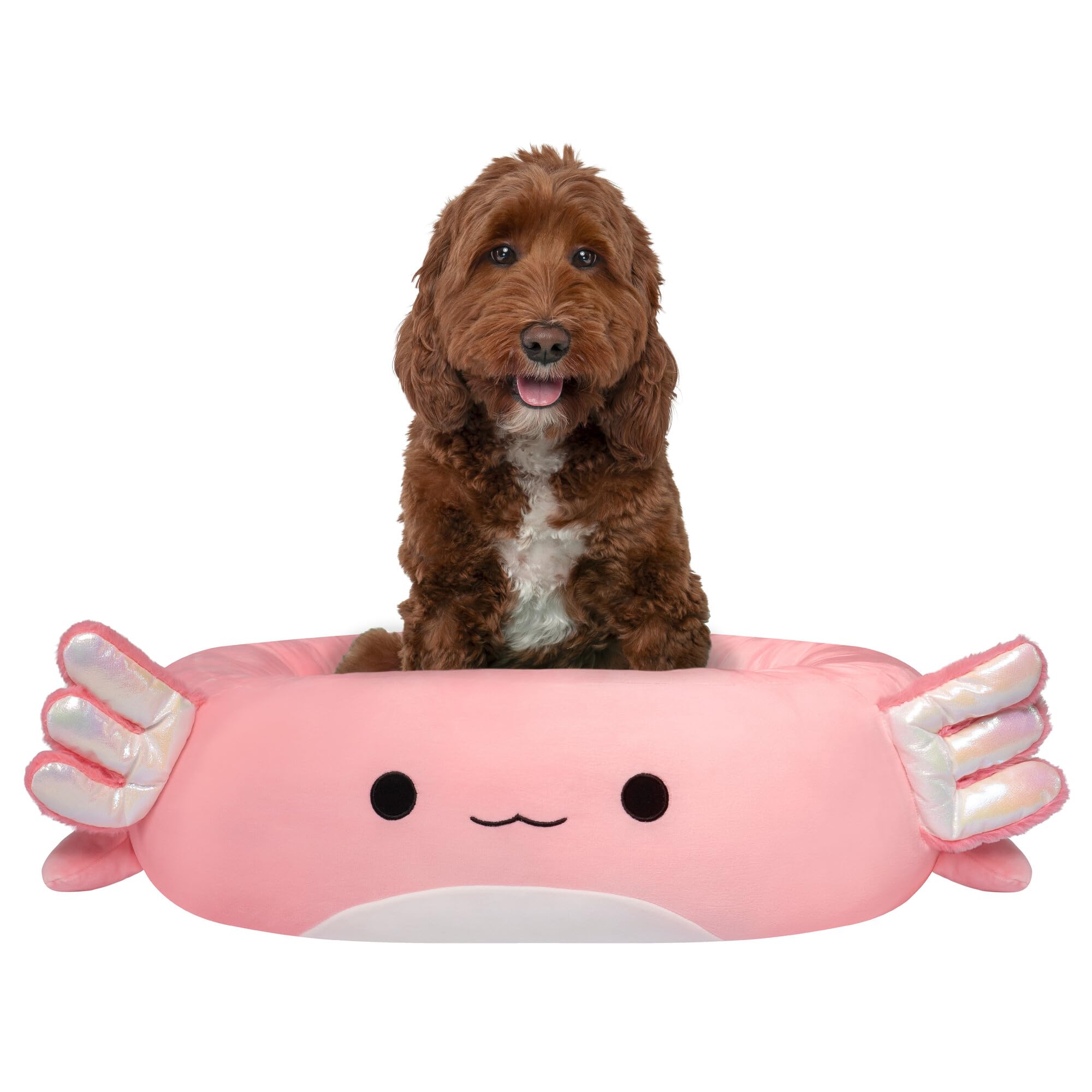 Squishmallows Original 30-Inch Archie The Axolotl Pet Bed - Large Ultrasoft Official Plush Pet Bed