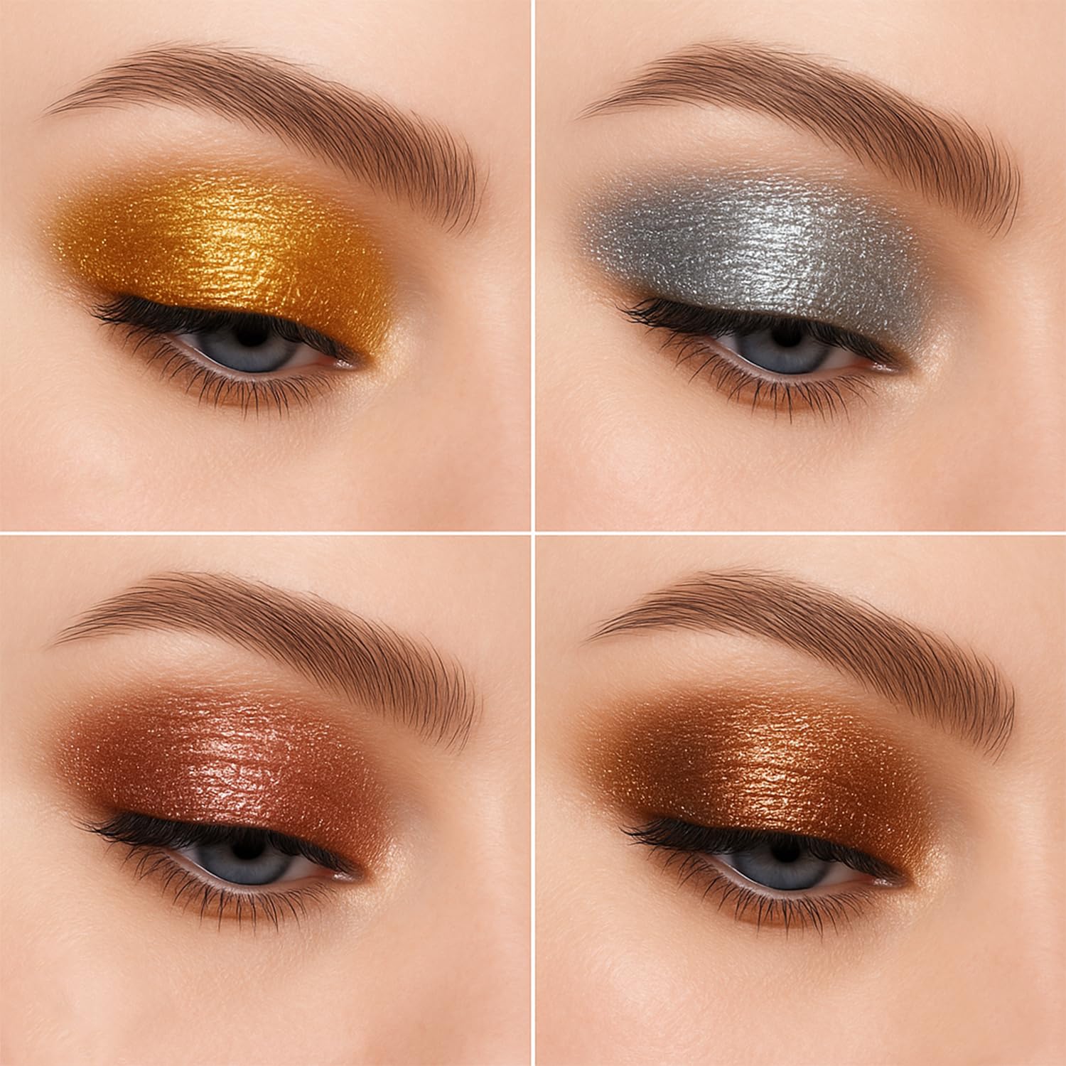 Profusion Cosmetics Aspiration 32 Shade Eyeshadow Palette – Highly Pigmented Matte, Shimmer & Metallic Eye Shadows, Blendable Neutral & Smoky Colors Vegan Eye Makeup Kit - Image 5