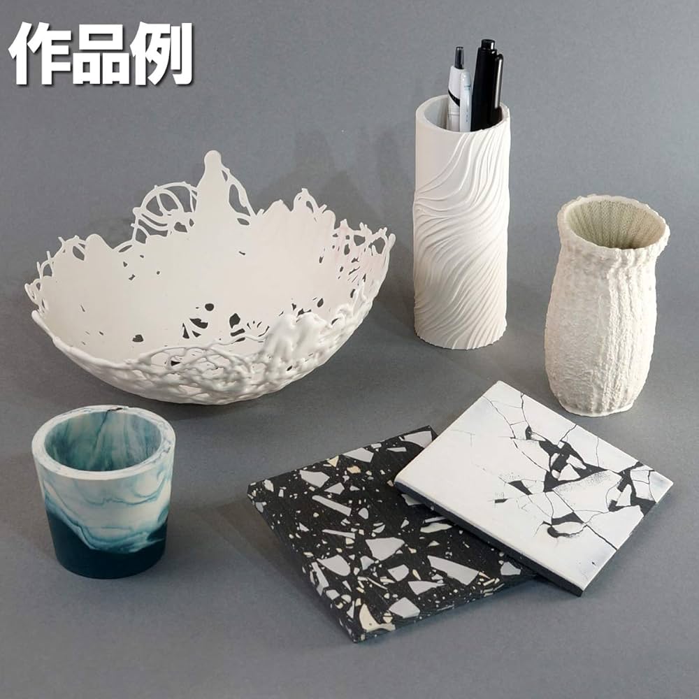 Amazon.co.jp: ジェスモナイト 150gセット JESMONITE® 次世代水性造形