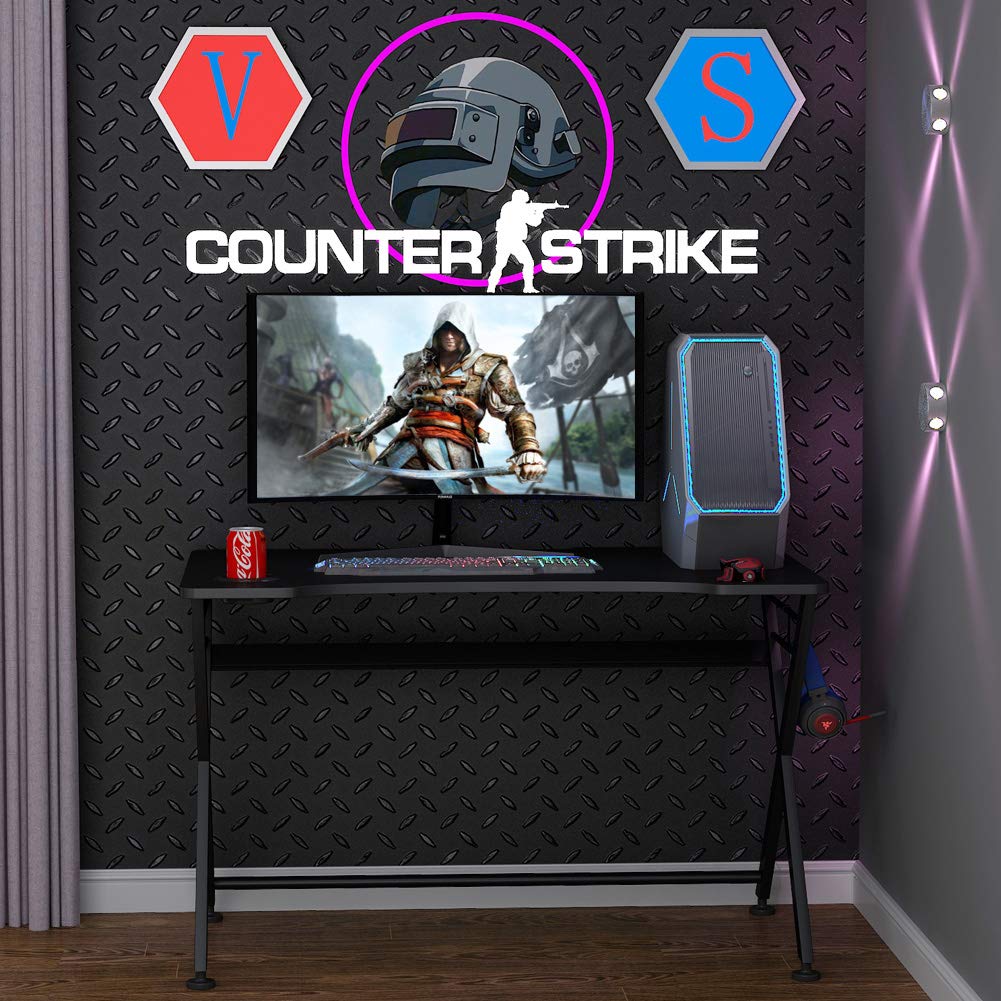 Buy Tribesigns Gaming Desk Gaming Computer Desk with Cup Holder