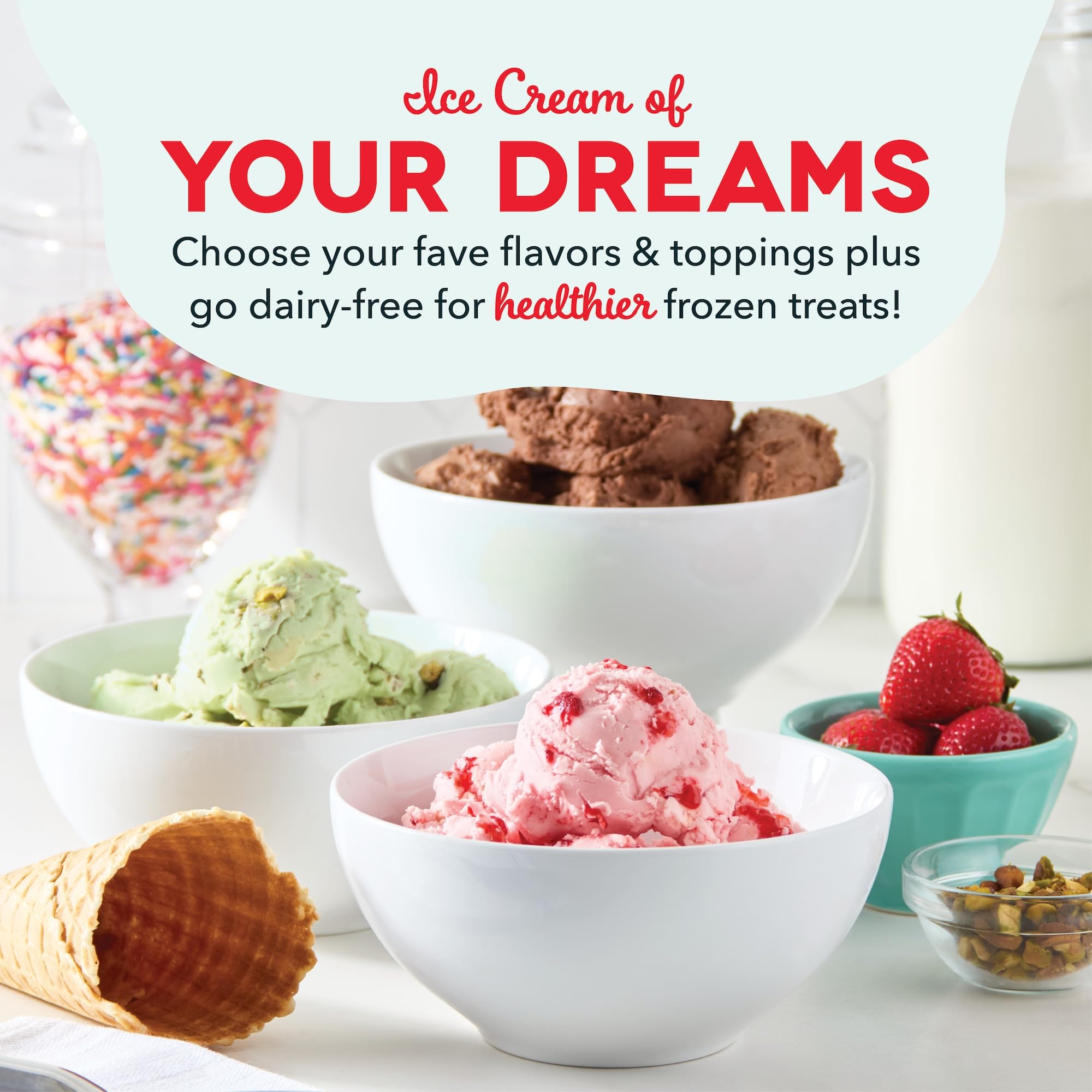Dash Deluxe Gelato Maker - Homemade Ice Cream! -3