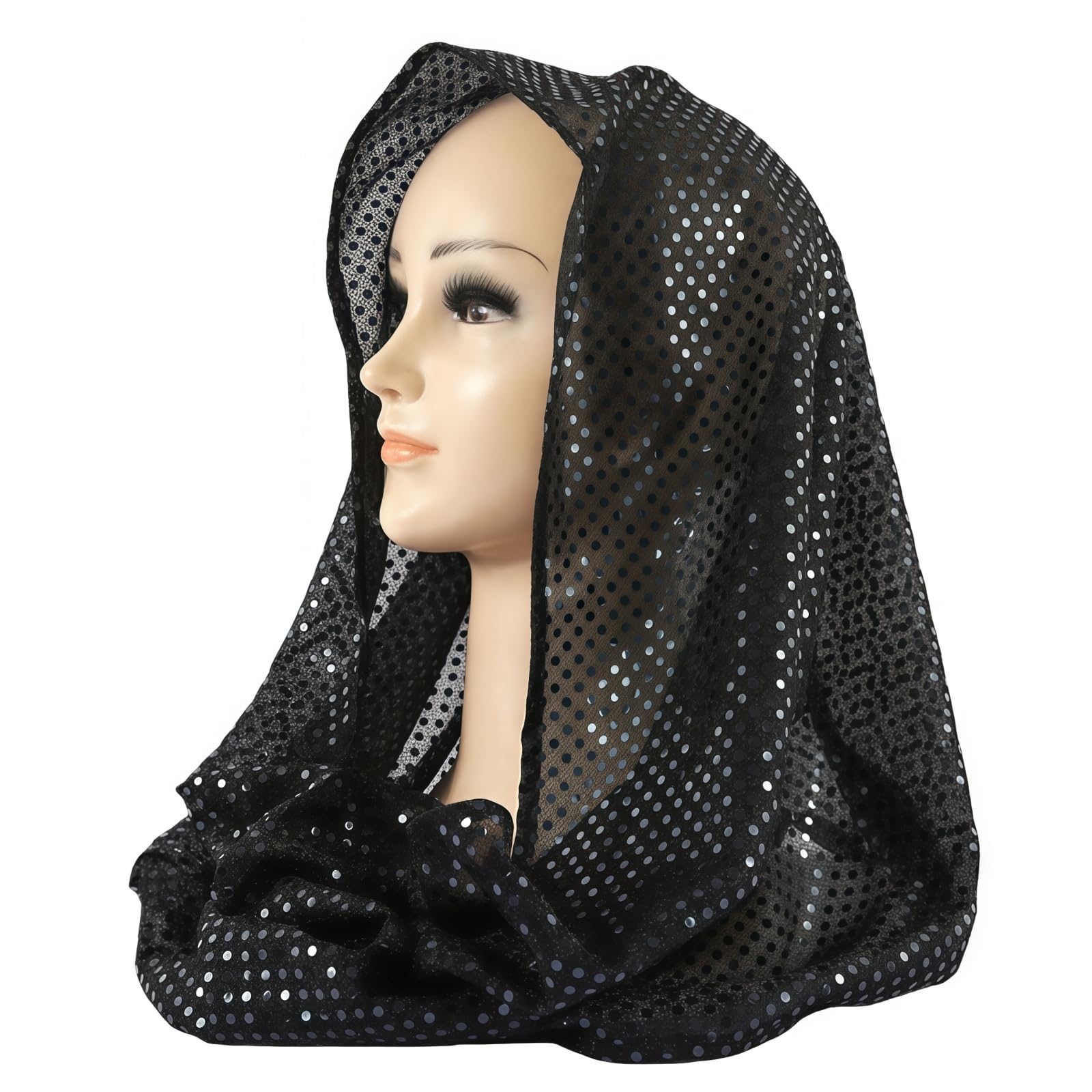 Sequin Unisex Rave Hood - Image 2