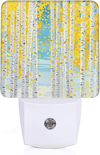 Miniatura 12 de Aurora Forest - Luz nocturna para enchufar a la pared con sensor de atardecer a amanecer, lámpara LED de ahorro de energía para hombres, mujeres,