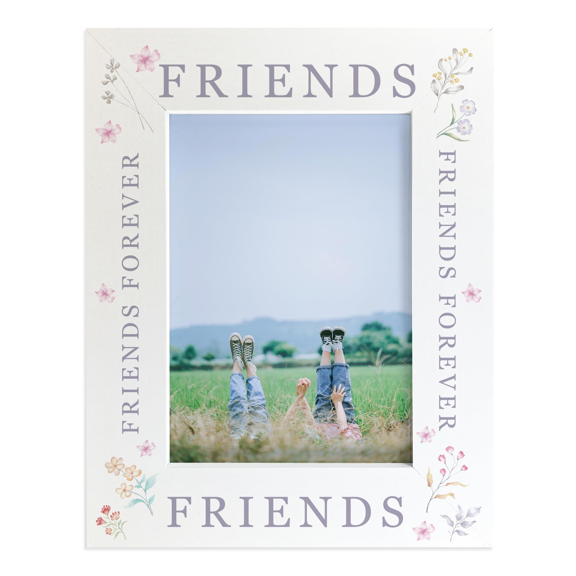 RED OCEAN Gift For Best Friend Photo Frame BFF Picture Frame 7x5 Frame Friendship Gifts For Him Her Women Thank You Gift For Best Friend Keepsake